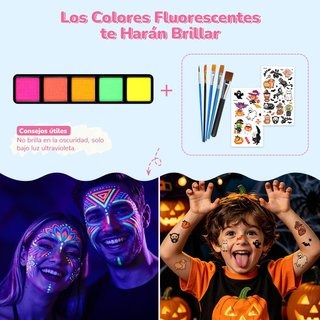 Pintacaras Infantil 48 Colores Lavables