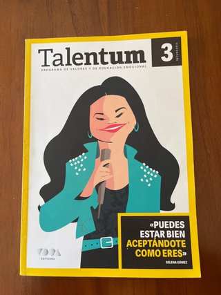 Talentum, 3 Secundaria programa de valores y de ..