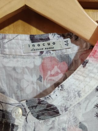 Blusón estampado floral mujer
