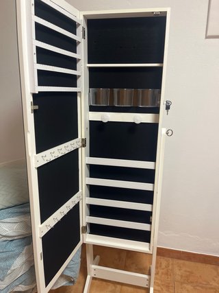 Espejo Joyero Blanco.
