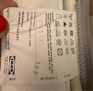 Colchón cuna Ikea