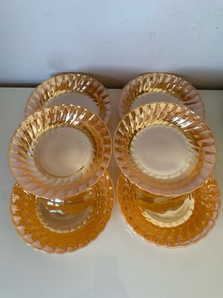 Seis platos hondos Anchor Hocking