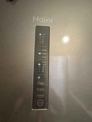 Nevera Haier Plateada