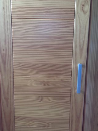 Dormitorio juvenil pino y verde