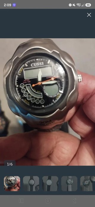Reloj Cussi Digital/Analógico 30M