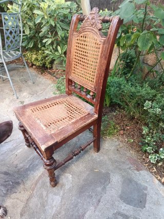 Silla baja de rejilla
