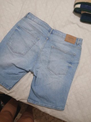 Vaqueros cortos Pull&Bear desgastados