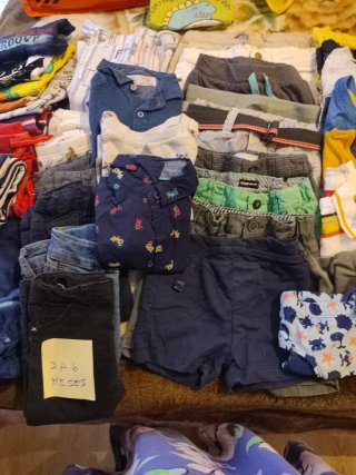 Lote Ropa Bebé Niño de 3 a 6 y de 6 a 9