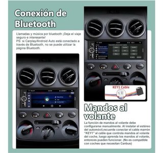 Radio Coche Junsun 1 DIN CarPlay Android Auto
