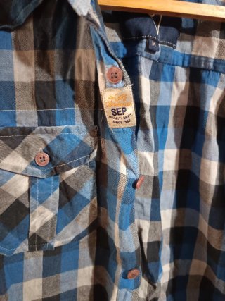 Camisa de cuadros Seaport Talla M