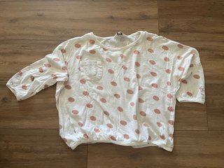 Jersey fino manga media lunares