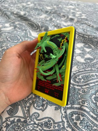 Carta Rayquaza 3D Relieve
