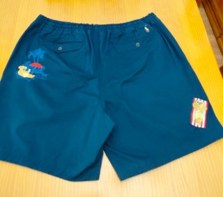 Bermudas Polo Ralph Lauren Oso Bordado Azul