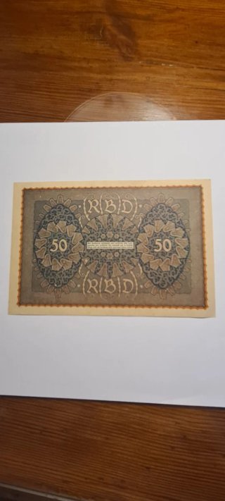 Billete 50 Mark Berlín 1919