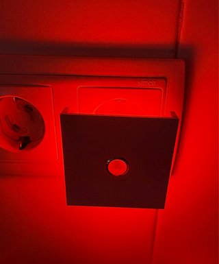 Par de luces sensor rojas