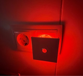 Par de luces sensor rojas