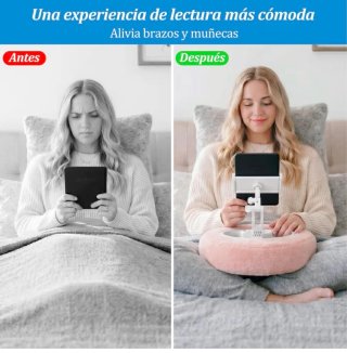 Cojín para iPad con soporte ajustable