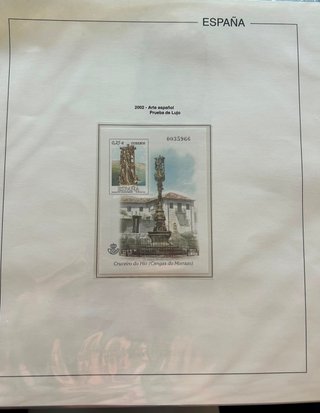 Prueba de Lujo Filatelia 2002