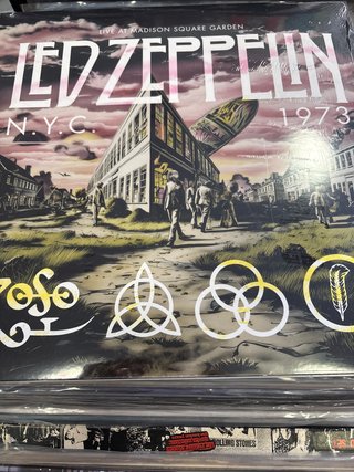 Led Zeppelin Vinile Doppio Live MSG 1973