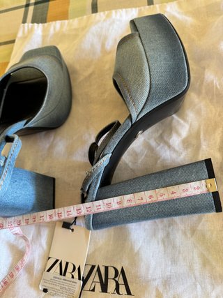 Sandalias Zara Denim Talla 39