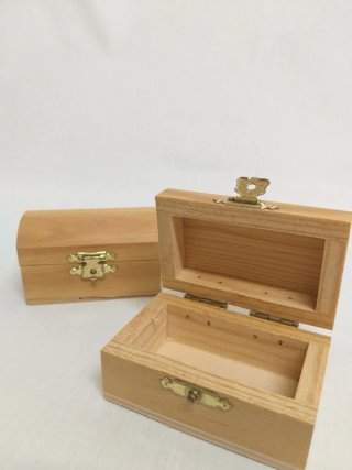 Mini baúles de madera (pack 2)