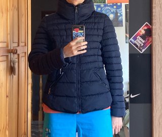 Chaqueta acolchada azul marino