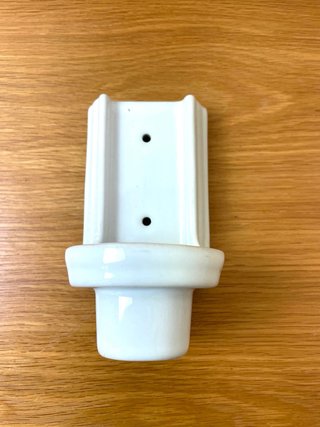 Aplique de pared cerámica blanco
