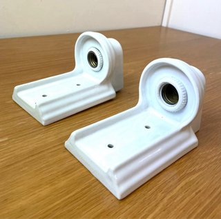 Aplique de pared cerámica blanco
