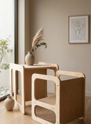Escritorio para actividades montessori infantil