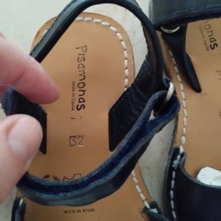 Sandalias Menorquinas Piel Talla 32