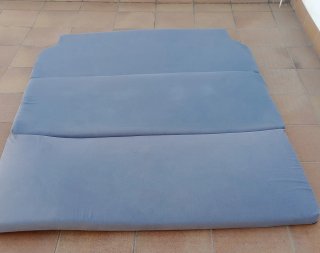 Colchón Volkswagen T5 espuma y tela con su cremall