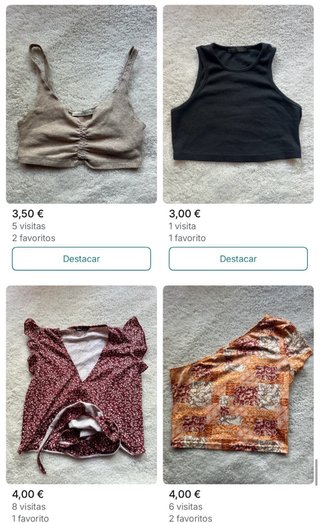 Lote 45 prendas verano
