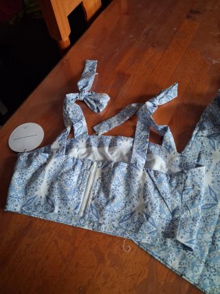 Conjunto pantalón y top estampado