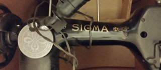Máquina de coser antigua Sigma