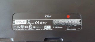Teclado Inalámbrico Logitech K360 Negro