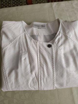 Chaqueta polipiel efecto piel de serpiente