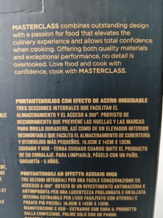 Portautensilios de cocina giratorio Masterclass