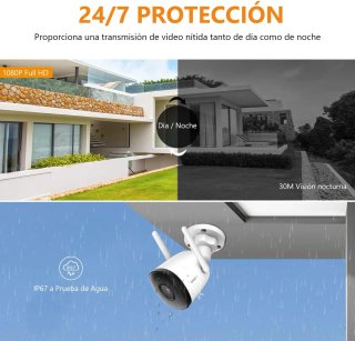Cámara IP Imou WiFi 2K Exterior