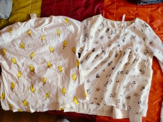 2 Camisetas Niña Estampadas