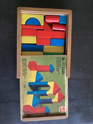 Juego de madera Bloques de construcción HEROS
