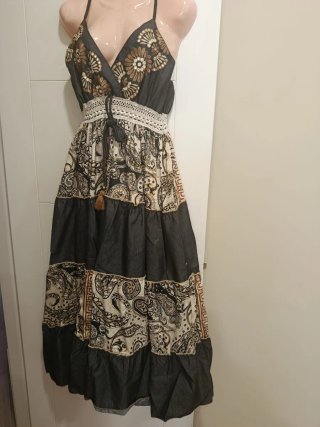 Vestido Boho Chic Bordado Talla Única