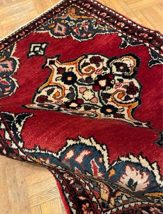 Preciosa alfombra persa anudada a mano, Bidjar