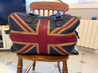 Bolso Union Jack Piel autentica