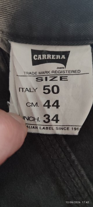 Jeans Carrera marroni uomo