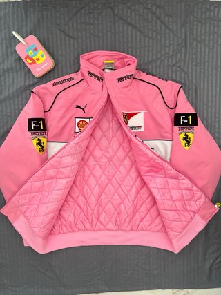 Chaqueta Ferrari Rosa Talla M Racing F1