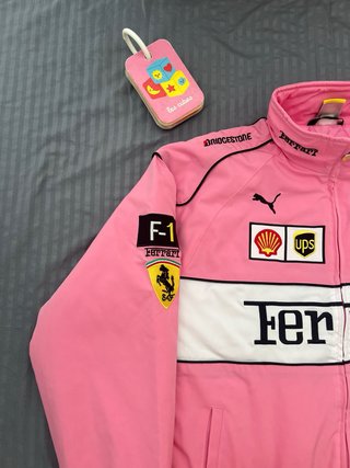 Chaqueta Ferrari Rosa Talla M Racing F1