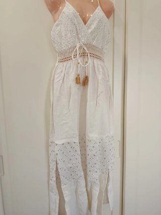 Vestido Boho Chic Crochet Talla Única