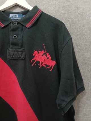 ralph lauren polo size XXL black red