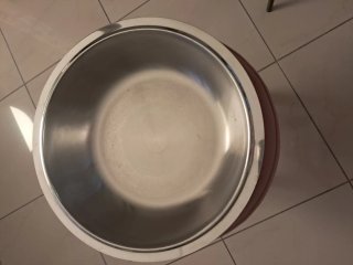 3 Ciotole Acciaio Inox