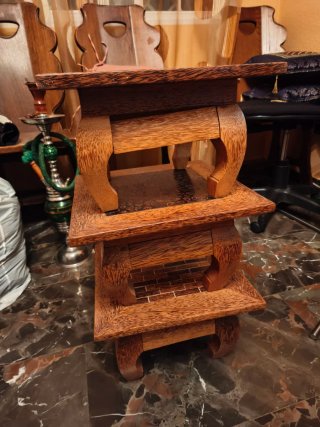 Mesitas de madera maciza